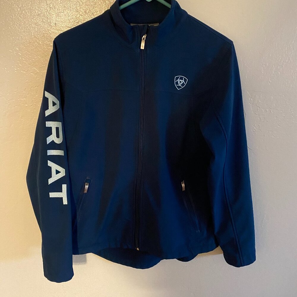 Ariat TEK Softshell Jacket – Women’s Large – Navy… - image 3